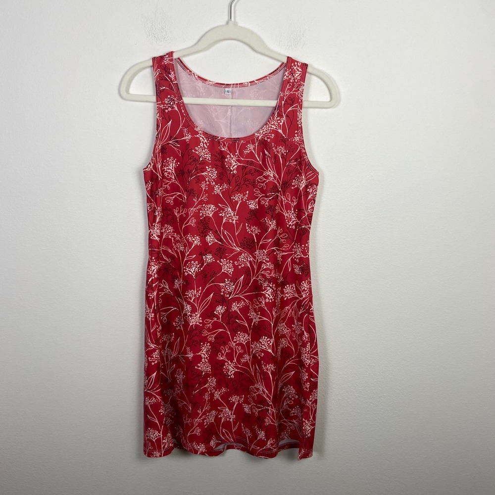 Nuu Muu Exercise Dress Women's S Pockets A Line Floral Athletic Summer Walking